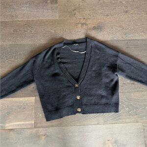 Black Women's Cardigan Sweater